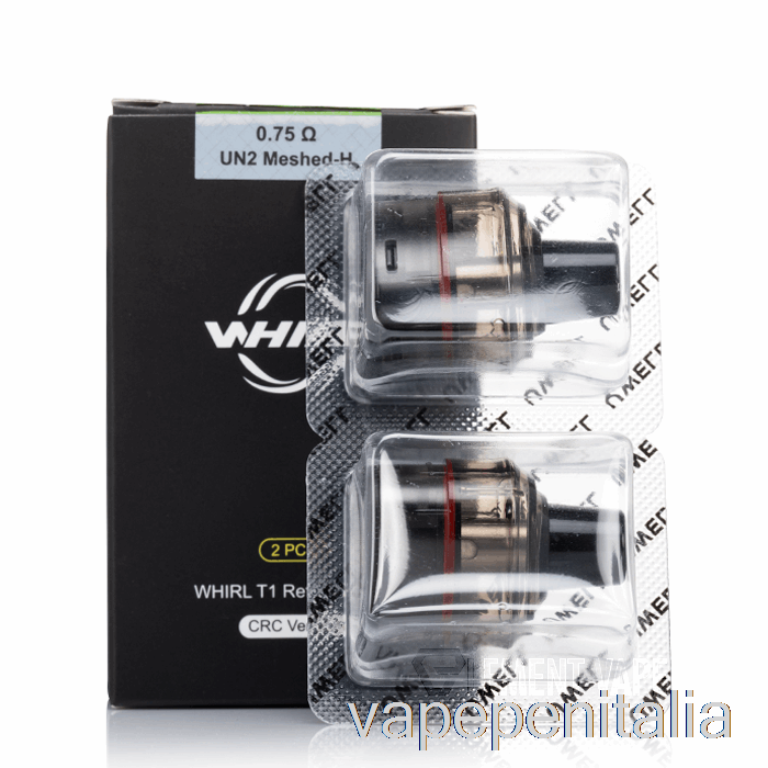 Vape Italia Uwell Whirl T1 Pod Sostitutivi 0,75ohm Un2 Pod Meshed-h